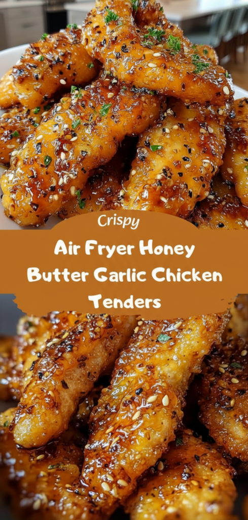 Air Fryer Honey Butter Garlic Chicken Tenders