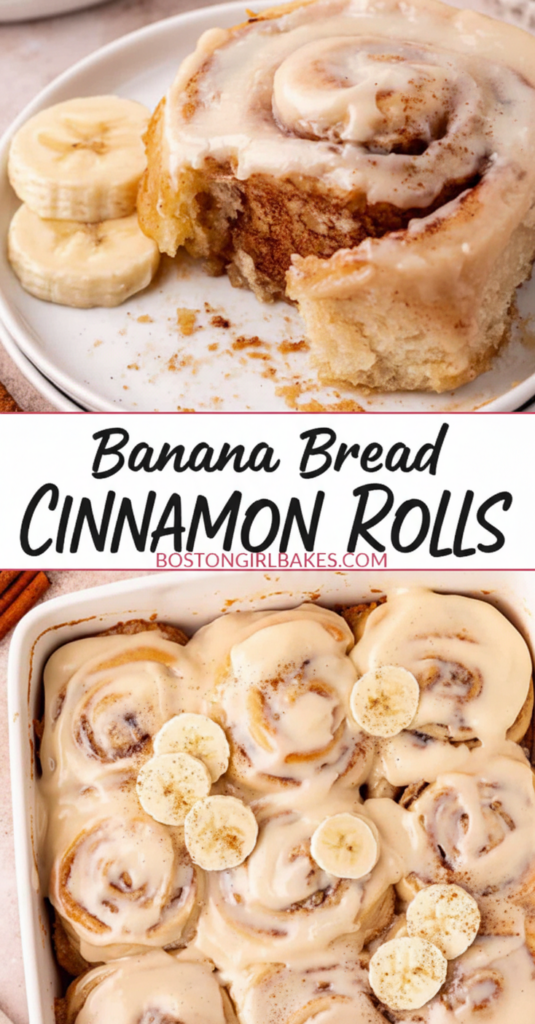Banana Bread Cinnamon Rolls