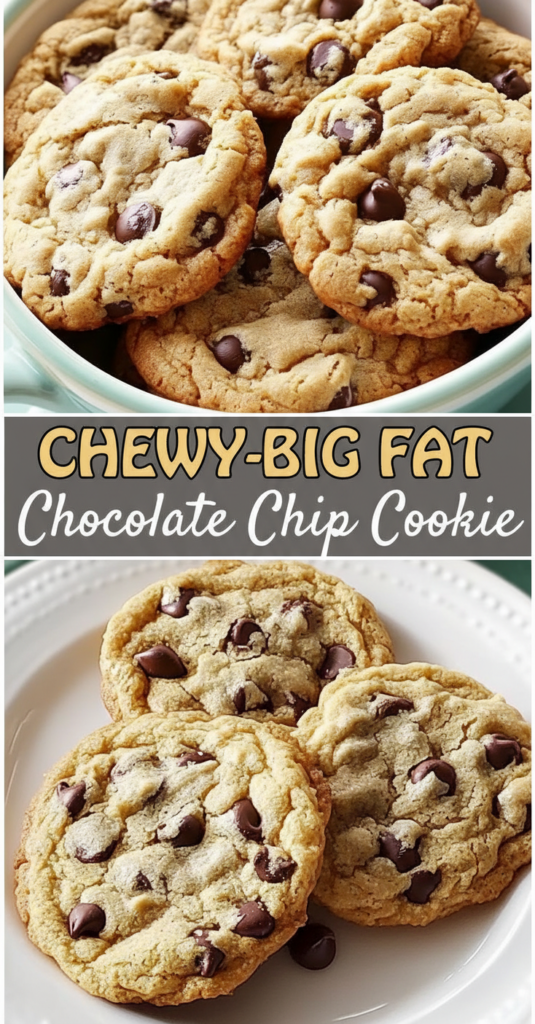 Chewy Big Fat Chocolate Chip Cookie