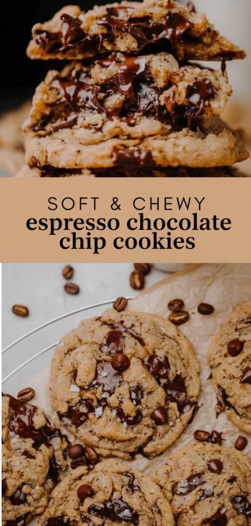 Chocolate Chunk Espresso Cookies