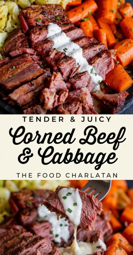 Corned Beef and Cabbage with Horseradish Sauce