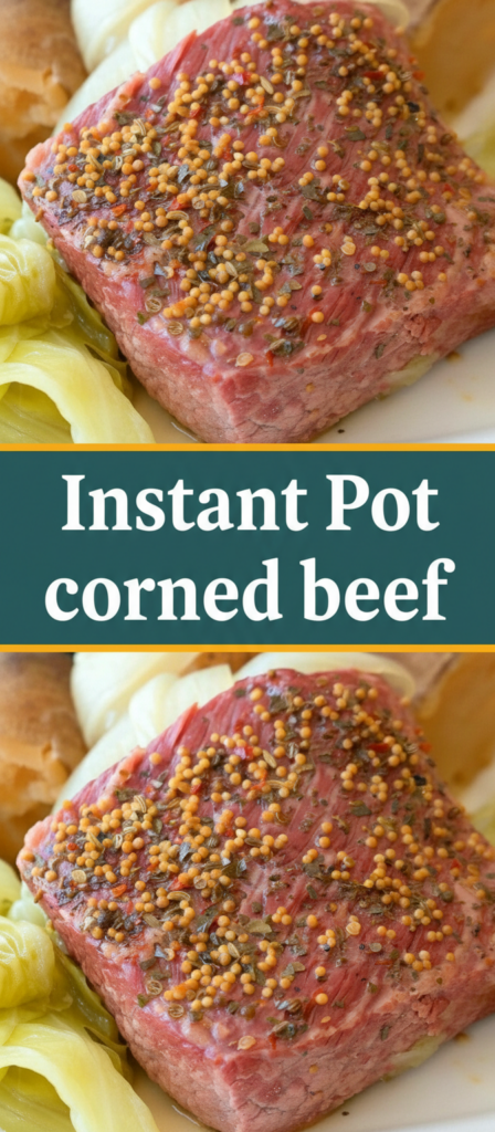 Easy Instant Pot Corned Beef and Cabbage
