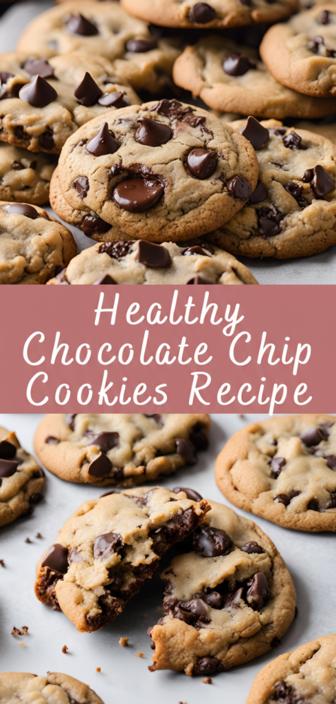Healthy Chocolate Chip Cookies Recipe