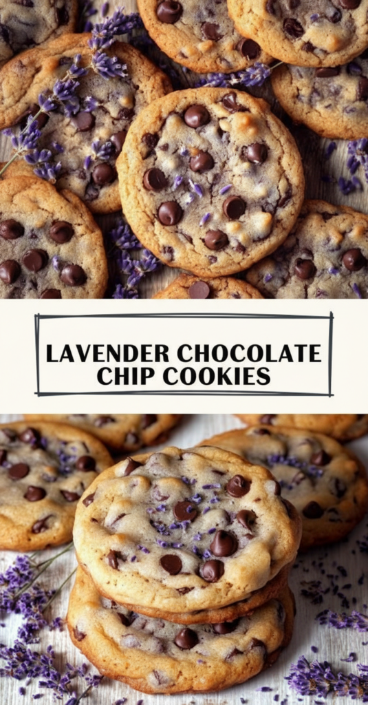 Lavender Chocolate Chip Cookies
