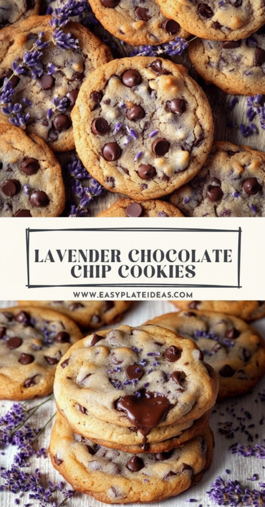 Lavender Chocolate Chip Cookies