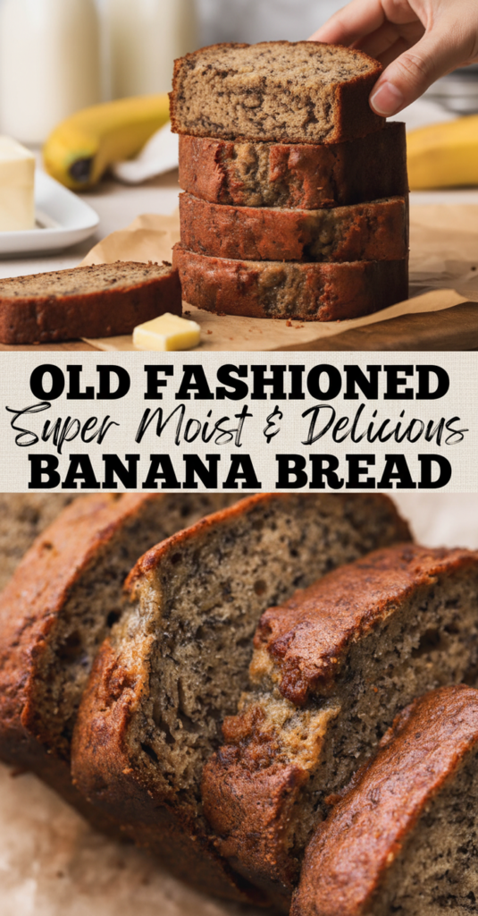 Old Fashioned Banana Bread