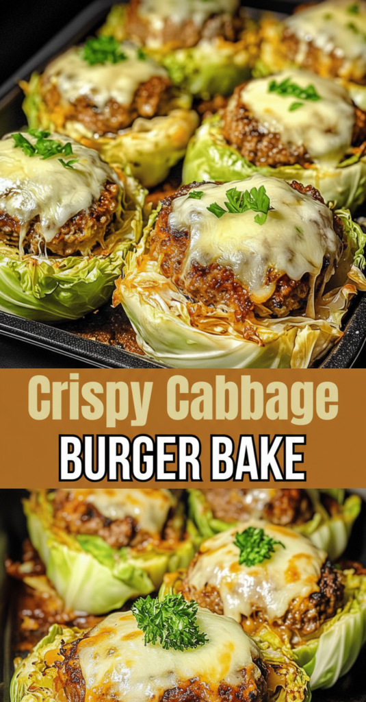 Oven Baked Cabbage Burgers