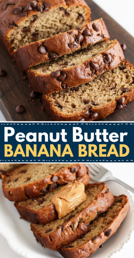 Peanut Butter Banana Bread