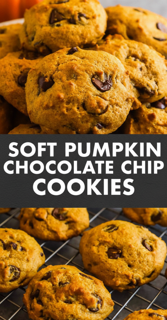 Pumpkin Chocolate Chip Cookies