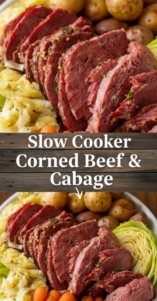 Slow Cooker Corned Beef and Cabbage