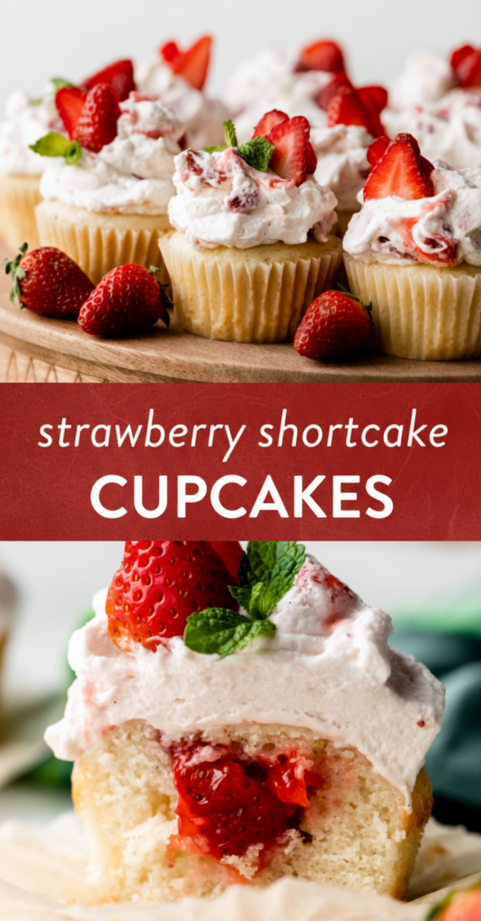 Strawberry Shortcake Cupcakes