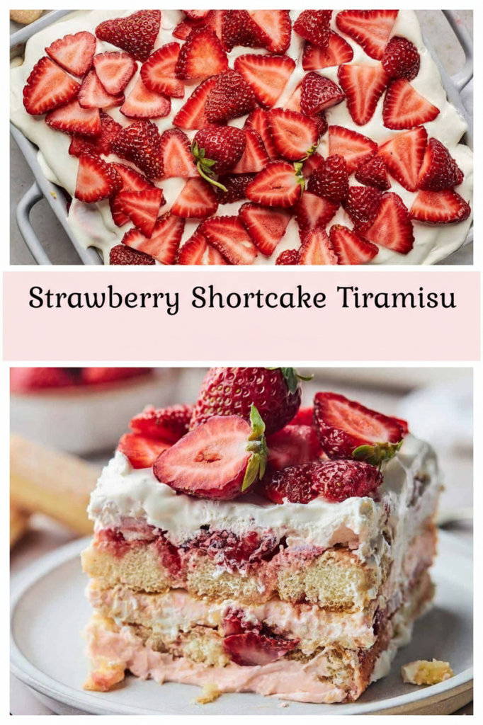 Strawberry Shortcake Tiramisu