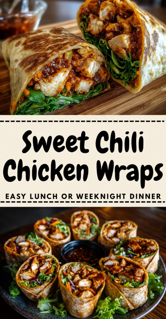 Sweet Chili Chicken Wraps